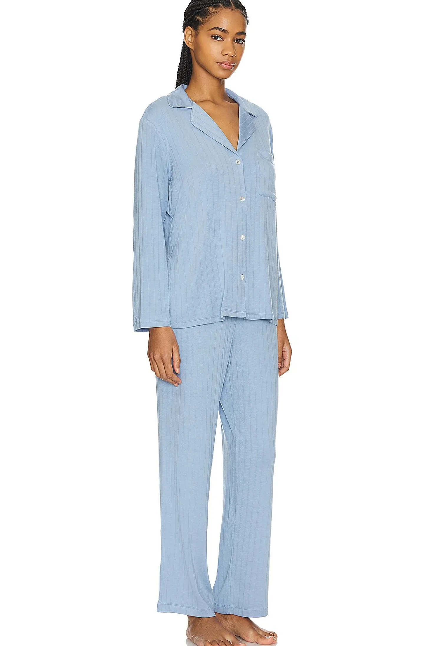 Gisele Rib Long PJ Set