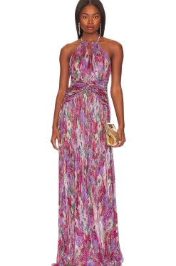 Halter Neck Maxi Dress