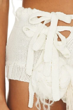 Hand Knitted Rose Brief