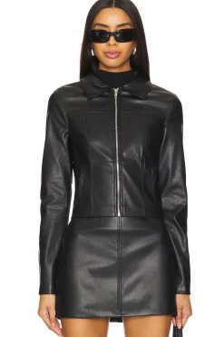 Haydenn Faux Leather Jacket