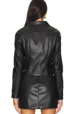 Haydenn Faux Leather Jacket