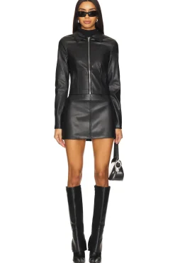Haydenn Faux Leather Jacket