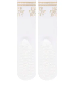 Here For The Booty Grip Socks