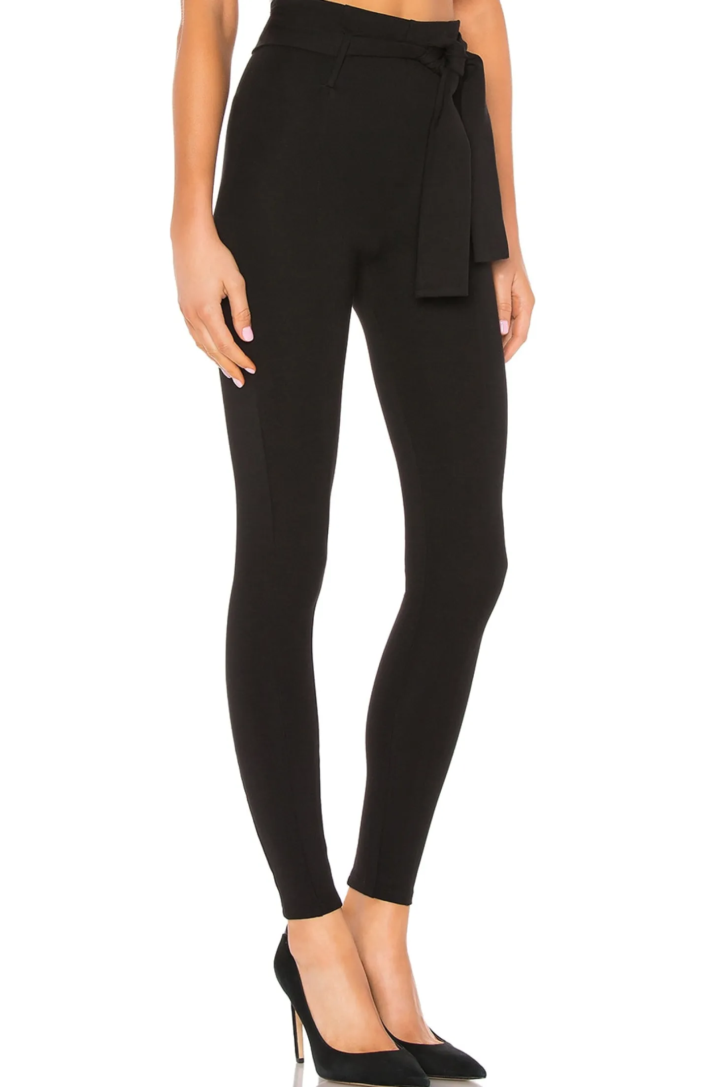 High Waist Belted Legging