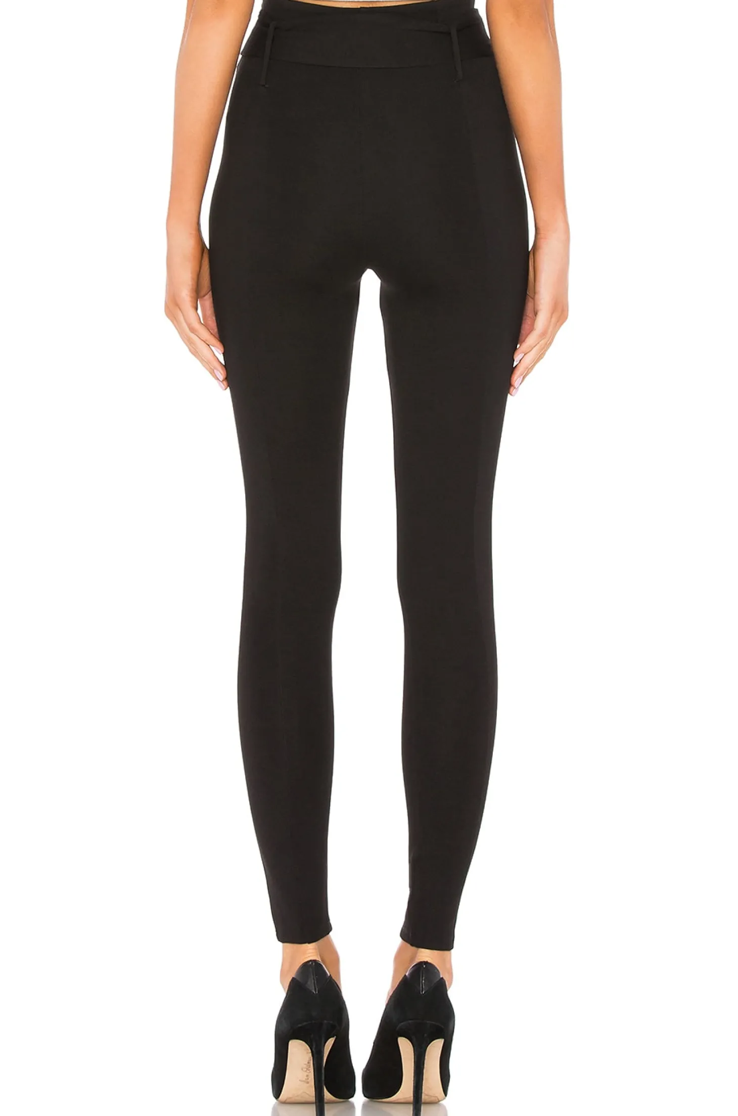 High Waist Belted Legging