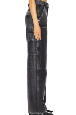High Waisted Pant With Panel Detail