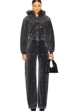 High Waisted Pant With Panel Detail