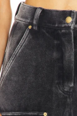 High Waisted Pant With Panel Detail