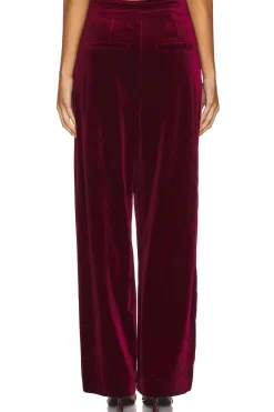 High Waisted Pleated Trouser