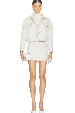 Holis Cropped Pleated Jacket