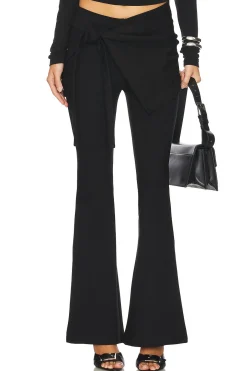 Hollow Out Stretch Skinny Flare