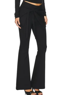 Hollow Out Stretch Skinny Flare