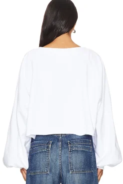 I Love Fiorucci Print Cropped Sweatshirt