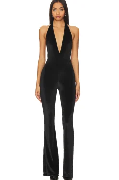 Iman Midnight Velvet Jumpsuit