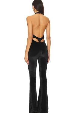 Iman Midnight Velvet Jumpsuit