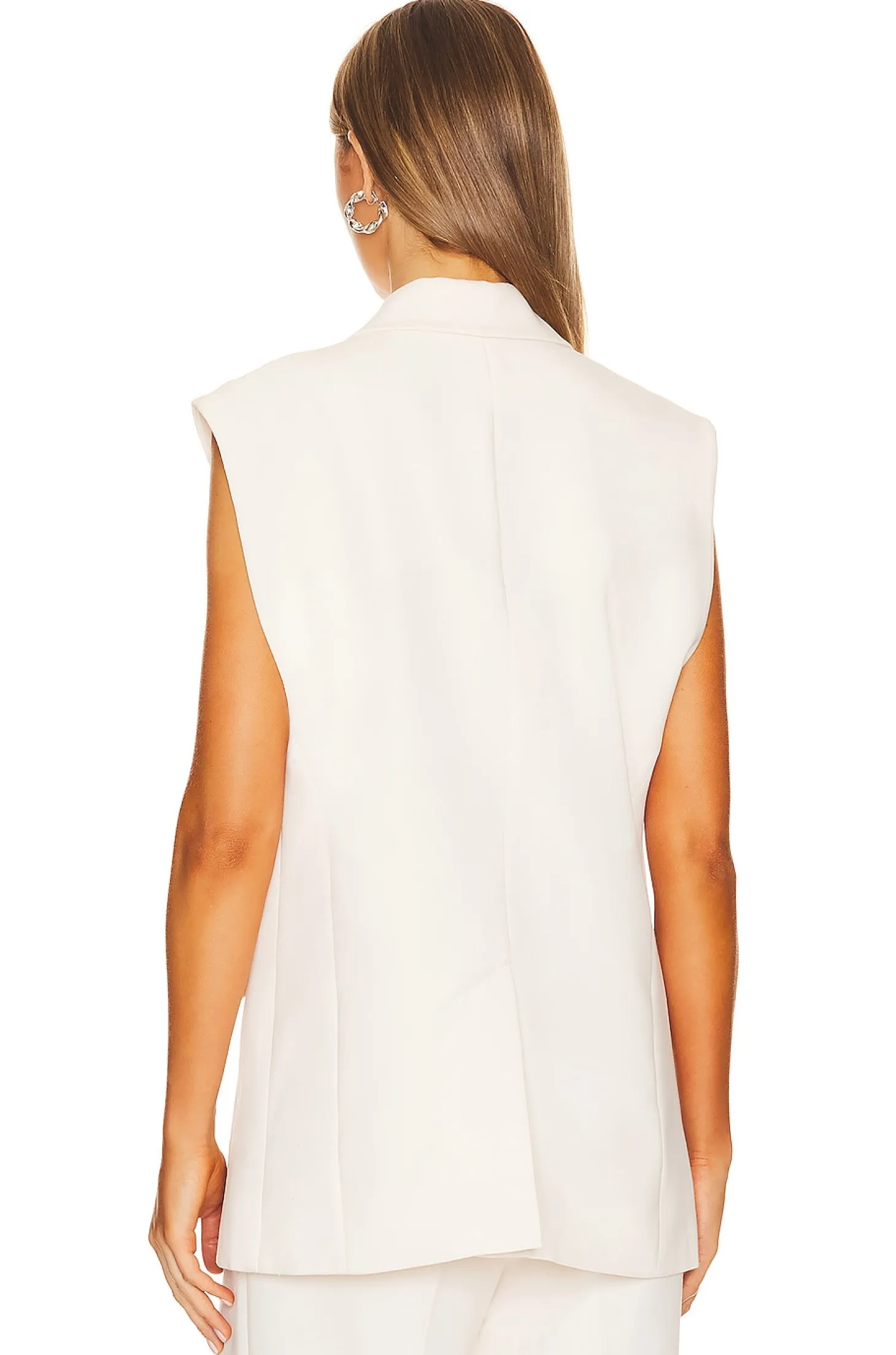 Irena Sleeveless Tailored Blazer