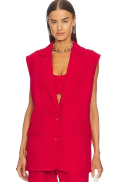 Irena Sleeveless Tailored Blazer