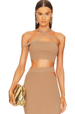 Ismane Knit Crop Top