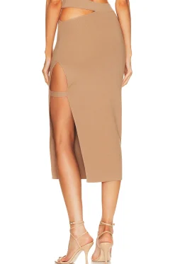 Ismane Knit Midi Skirt