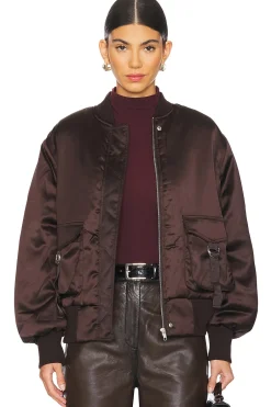 Isy Satin Bomber