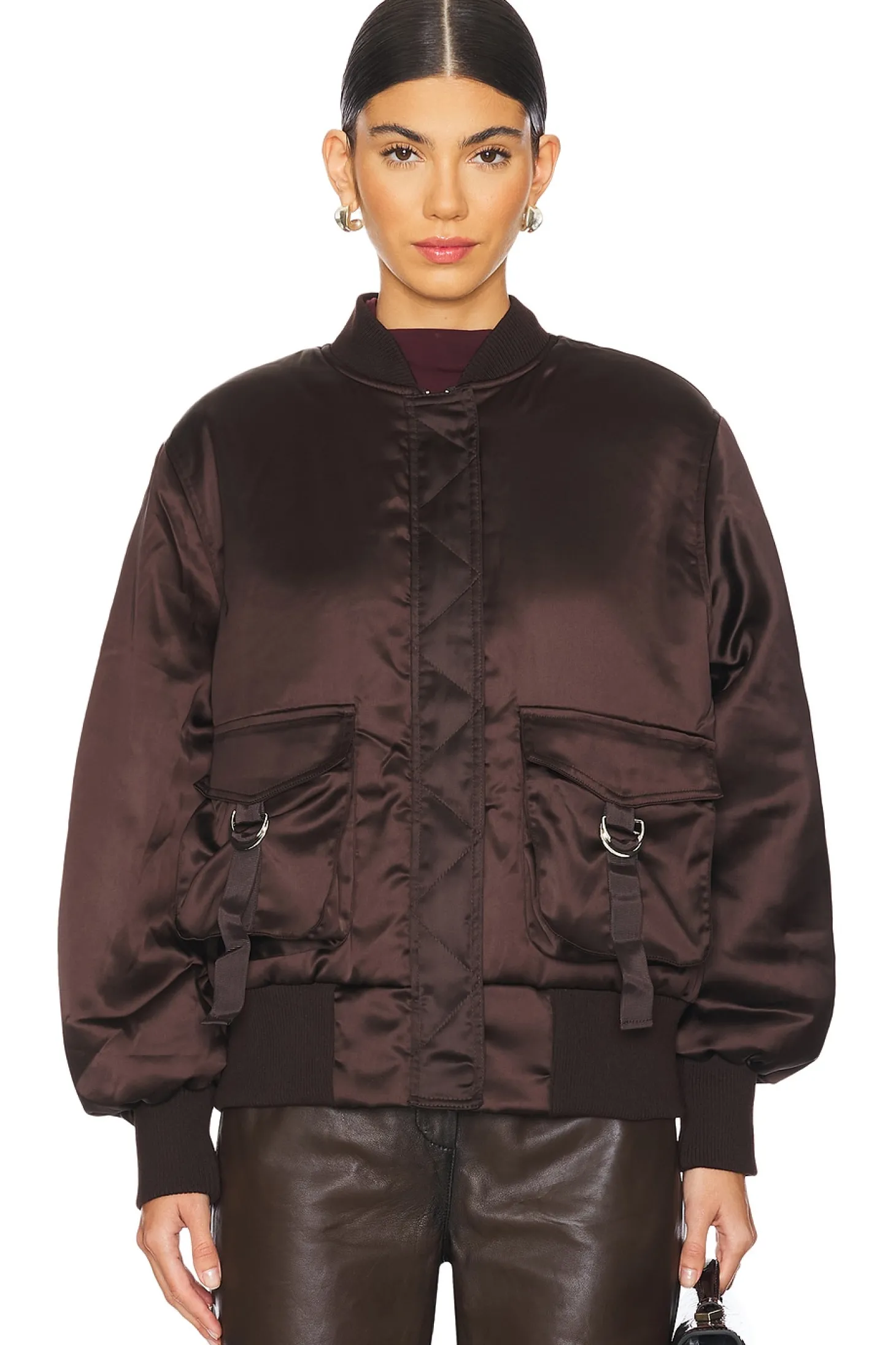 Isy Satin Bomber