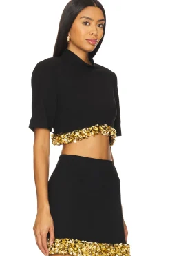 Jalen Short Sleeve Cropped Top
