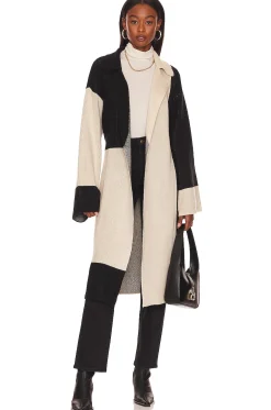 Jaren Color Block Long Cardigan