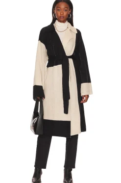 Jaren Color Block Long Cardigan