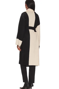 Jaren Color Block Long Cardigan