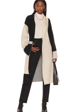 Jaren Color Block Long Cardigan