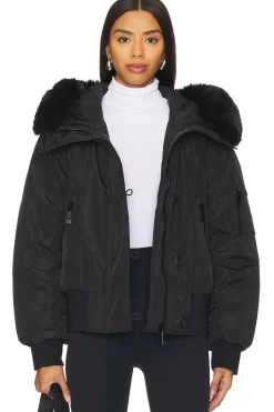 Jeanne Bomber Jacket With Faux Fur