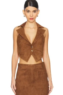 Josephine Suede Vest