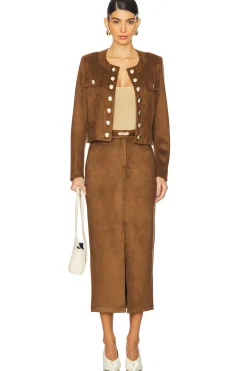 Karson Faux Suede Jacket