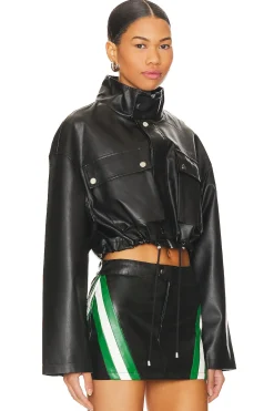 Katie Faux Leather Jacket