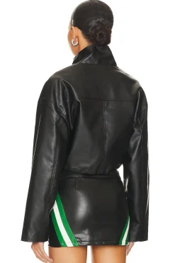 Katie Faux Leather Jacket