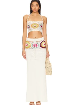 Kestrel Crochet Maxi Skirt