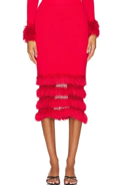 Knit Skirt With Handmade Details