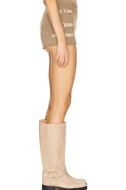 Knitted Buckle Shorts