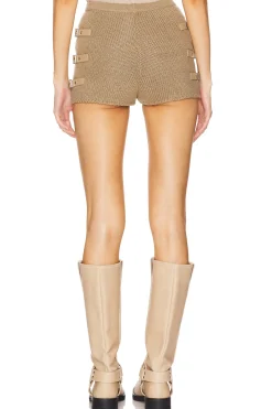 Knitted Buckle Shorts
