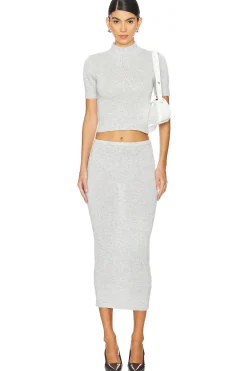 Koko Knit Tea Length Skirt