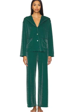 Kylie Lurex Hooded Set