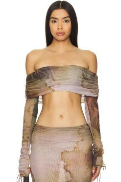 Lace Up Fold Over Top