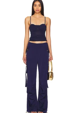 Lai Satin Cargo Pant