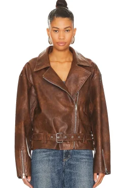 Lana Faux Leather Jacket