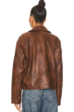 Lana Faux Leather Jacket