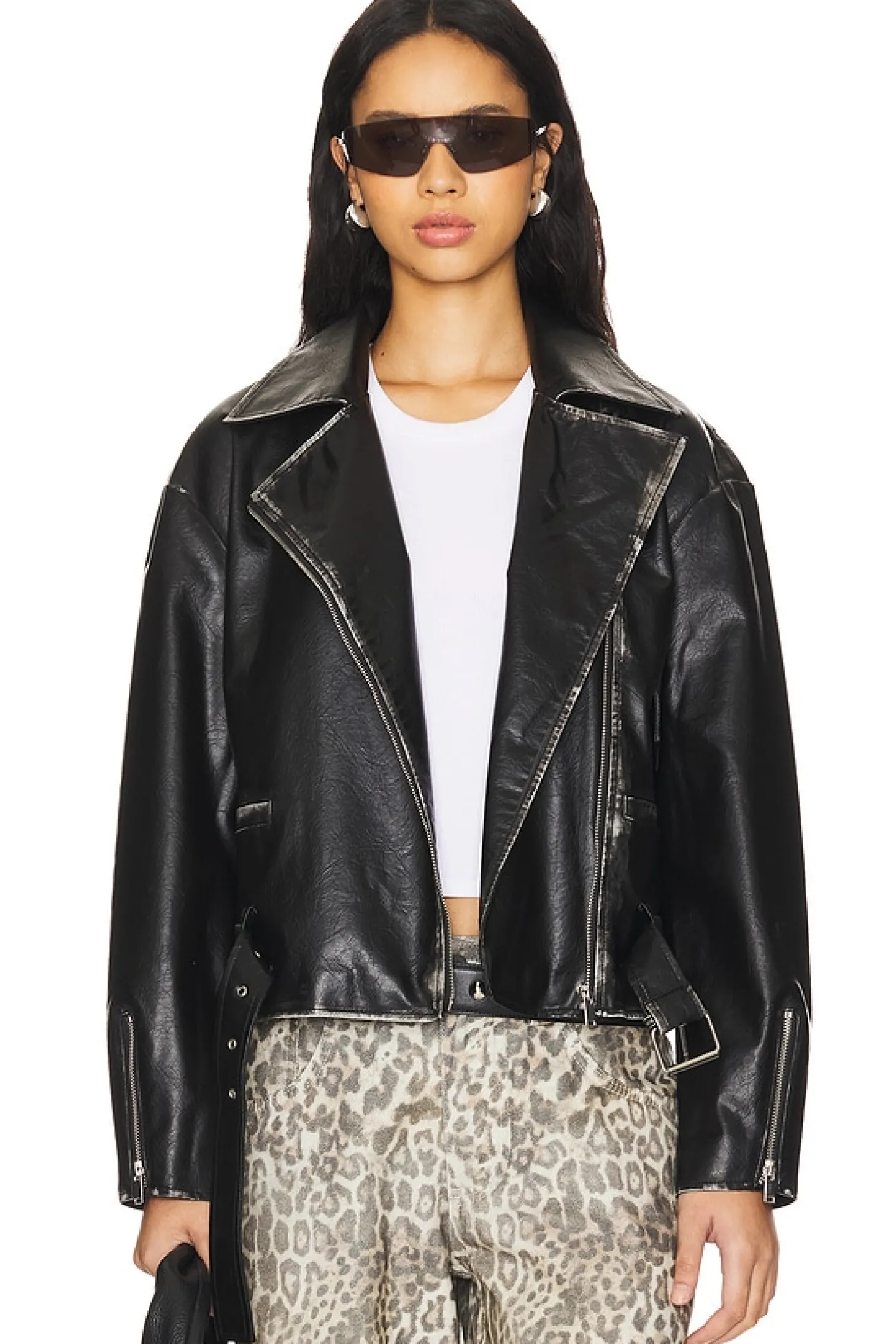 Lana Faux Leather Jacket