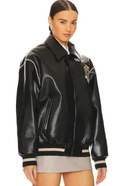 Leather Bomber Jacket