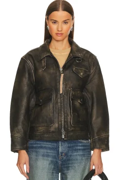 Leather Pocket Jacket