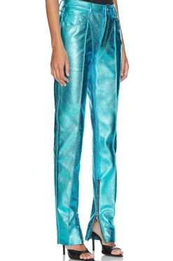 Leather Tapered Pant