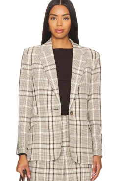 Lillie Peak Lapel Single Breasted Blazer